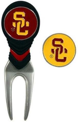 Team Effort Collegiate CVX Ball Mark Repair Tool & 2 Ball Markers