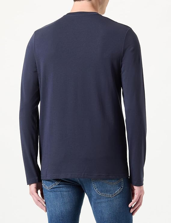 Helly-Hansen Men's Nord Graphic Longsleeve T-Shirt, 600 Navy, Large