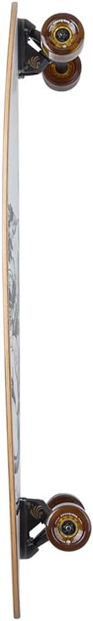 Arbor Bamboo Fish 37" Complete Longboard - Perfect for Cruising and Carving - Includes ABEC 7 Bearings, Spacers, Paris Risers, and Recycled Glass Re-Grit