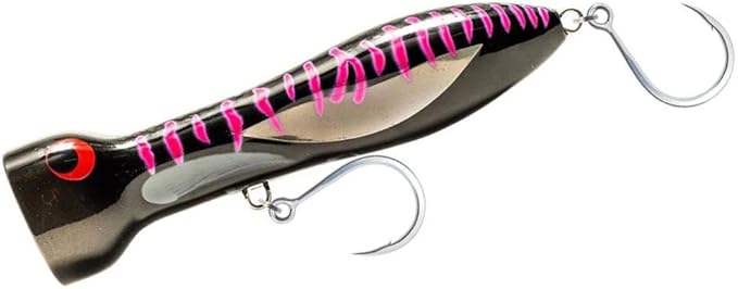 Nomad Design Chug Norris 6” (150mm) Topwater Floating Popper Fishing Lure with BKK Hooks & Durable Diamond Armour, for Bluefin & Yellowfin Tuna, Cubera Snapper, & Roosterfish