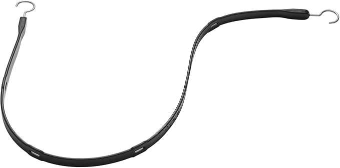 VEVOR 40" Flat Rubber Bungee Cords with 1.6X Max Stretch, 4 Pack Adjustable Long Flat Bungee Cords with Intergrated Hooks for Outdoor, Camping, Tarps, Bike Rack, Tent, Car, Truck