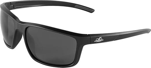 Bullhead Safety Eyewear Pompano Glasses – Anti-Fog, Lightweight, Scratch Resistant, UV Light Blocking Sunglasses for Driving, Golf, Boating, Outdoor Work, Gray Lens