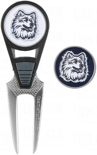 Team Effort Collegiate CVX Ball Mark Repair Tool & 2 Ball Markers