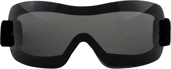 Birdz Eyewear Wren Frameless Skydiving Riding Goggles 3 Pairs Anti-Fog with Clear Smoke & Yellow Lens