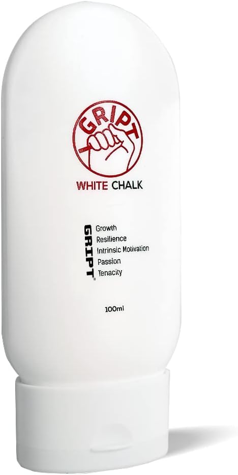 GRIPT Liquid Chalk Hand Grip Gym Pole Dance Weightlifting Rock Climbing Bouldering Gymnastics Crossfit Mess Less Sweat Resistant Long Lasting Professional Gel Chalk 100ml