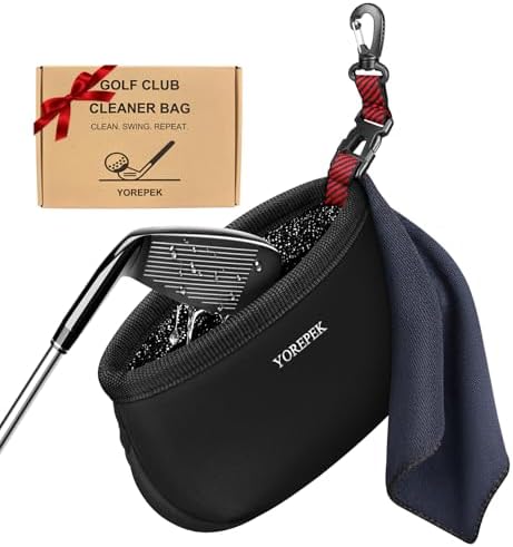 YOREPEK Product Image Golf Club Cleaner Bag 3-in-1 Golf Club Cleaner Set