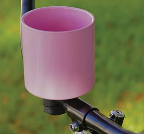 Kroozie Deluxe Bike Bottle Holder – Universal, Stainless Steel Bike Cup Holder for Handlebars – For Vertical or Angled Bars & Drinks up to 48 Oz. – Stroller, Cruiser, & Ebike Accessories