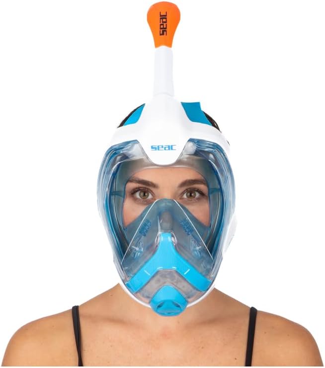 SEAC Magica Full Face Snorkeling Mask Comfortable for Smaller Faces