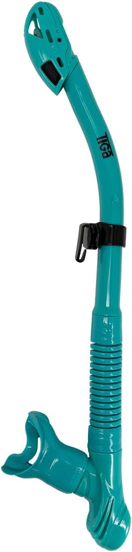 SHERWOOD SCUBA Super Dry Snorkel with Splash Guard and Sealing Valve: Tiga Snorkel