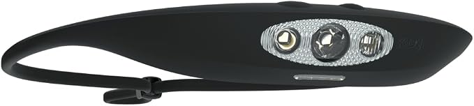 KNOG Bandicoot 250 LED Headlamp - Rechargeable Camping Headlamp with 40m Beam, IP67 Waterproof, Multi-Mode Lighting & Silicone Strap - Durable, Innovative Headlamp for Hiking & Outdoors, Black