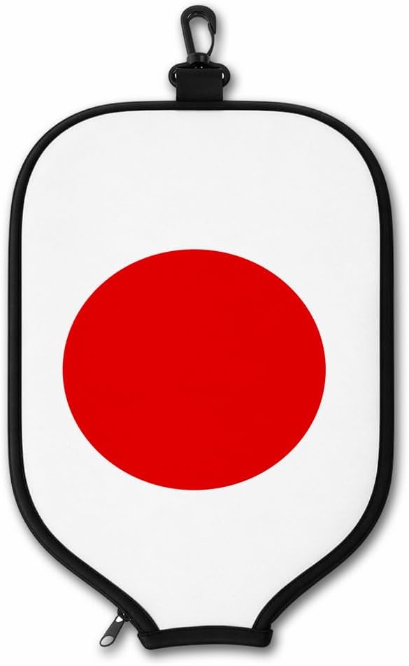 ExpressItBest Pickleball Paddle Cover, Neoprene Paddle Protector with Zipper and Snap Hook, Fits Most Standard Pickleball Paddles