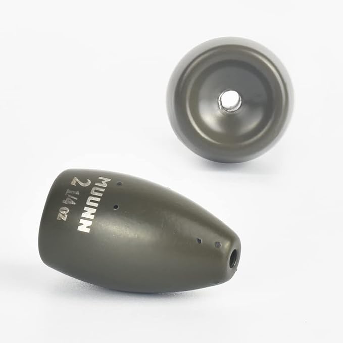 10pcs Tungsten Flipping Weights, More Sensitive Tungsten Fishing Weights Sinker for Bass Fishing, 1/16oz to 2.25 oz