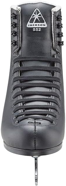 Jackson Ultima Figure Ice Skates for Men, Boys in Black Color/Bundle with Skate Guards