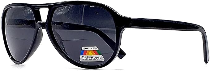 Polarized Bifocal Reading Glasses Blue Light Blocking Readers for Men Women Lightweight Aviator Retro