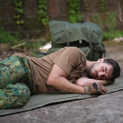 Akmax.cn MT Military Army Alice Embedded Air Self-Inflating Camp Mat Olive Drab