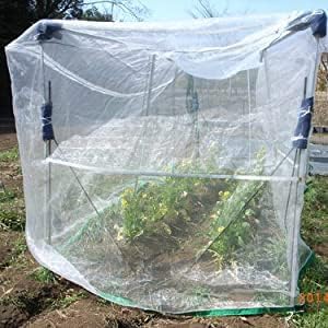 Camping Mosquito Net 6.5'x6.5' Largesize White Outdoor | No-opening 79"x79"x71", Bottom Fixing Strap, Insect Netting Mesh, w/ Carrying Bag for Camping, Picnic, Patio, Trips