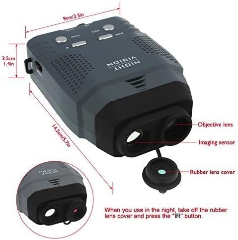 Alstar Portable Digital Night Vision Monocular New Optics Records Video Image with Micro SD Card
