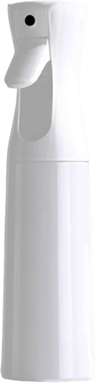 Continuous Mist Spray Bottle, 300ml/10.1oz (White, 10.1OZ/300ml)