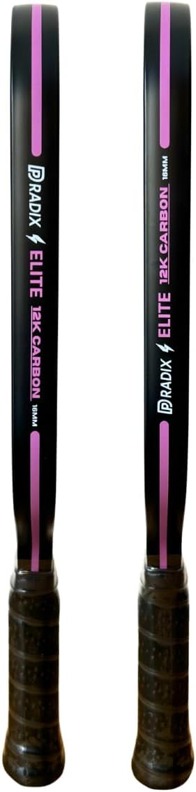 Elite Pickleball Paddle – Carbon T700 12K, Power and Explosivity, Honeycomb Core 16 mm, Ergonomic Handle, High Resistance, Adults Unisex