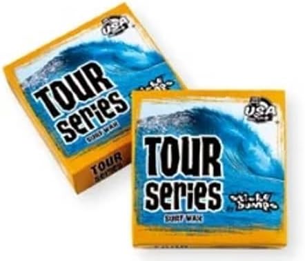 Sticky Bumps Tour Series Warm/Tropical Surf Wax | Long-Lasting Surfboard Wax | Great Bump Building for Surfing | Non-Toxic, Nature-Safe | Warm Water Surf Wax for Temps 69°F/20°C and Above