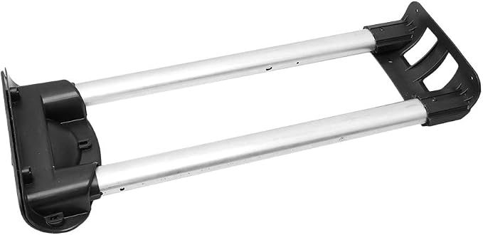 RDEXP Stretchable Length Travel Luggage Telescopic Handle Replacement Spare Part Suitcase Pull Drag Rod G003 20inch Black Silver