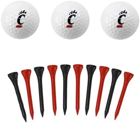 Team Golf NCAA Unisex Embroidered Golf Towel, 3 Golf Ball, and Golf Tee Set