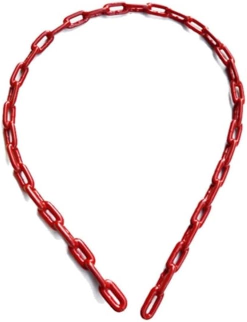 Swing Chains (2) Fully Plastic Coated with 4 Free Quick Links Anti-Rust Iron Link Chains for Playground Kids Tree Swing Seat Support 660 Lb Swing Set Accessories and Replacement (Red)