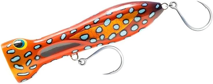 Nomad Design Chug Norris 6” (150mm) Topwater Floating Popper Fishing Lure with BKK Hooks & Durable Diamond Armour, for Bluefin & Yellowfin Tuna, Cubera Snapper, & Roosterfish