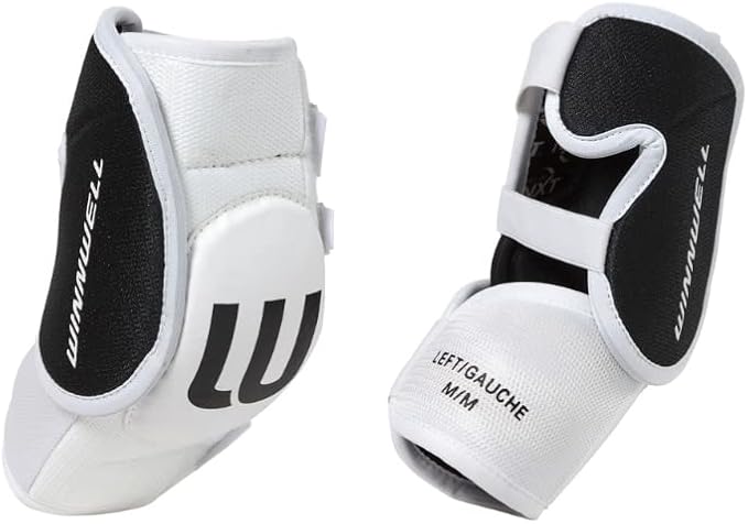 Winnwell Classic Hockey Elbow Pads- Protective Hockey Gear for Youth, Junior, Senior Players - Equipment for Roller, Street & Ice Hockey