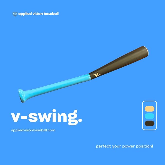 Applied Vision Sports V-Swing - The Ultimate Baseball & Softball Swing Trainer, Training Tool, and Batting Aid.
