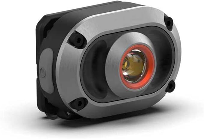 NEBO MYCRO 250 Rechargeable Headlamp | 250 Lumens, 3 Light Modes, Water Resistant, Adjustable Strap, Super Bright Head Lamp for Camping & Hiking, Includes USB Charging Cable — 2 Pack