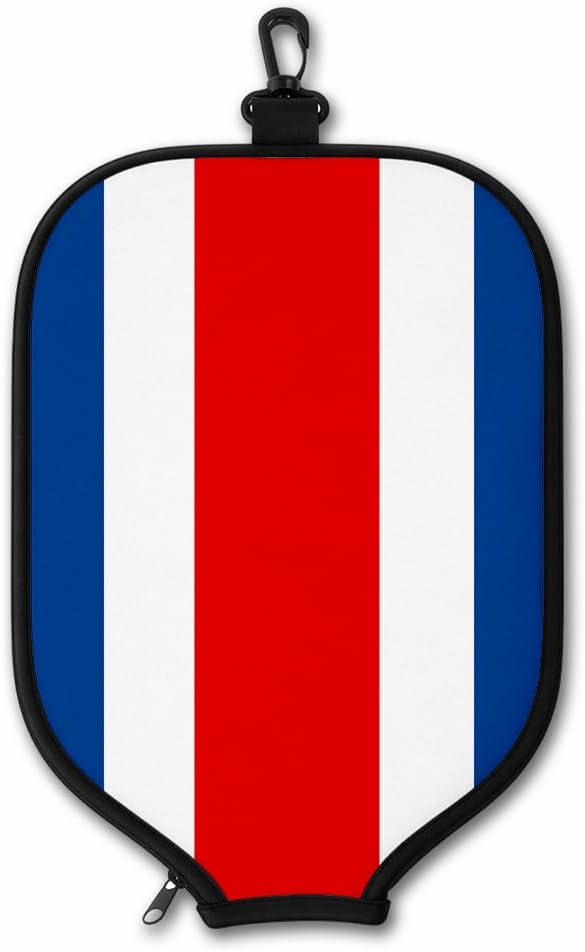 ExpressItBest Pickleball Paddle Cover, Neoprene Paddle Protector with Zipper and Snap Hook, Fits Most Standard Pickleball Paddles