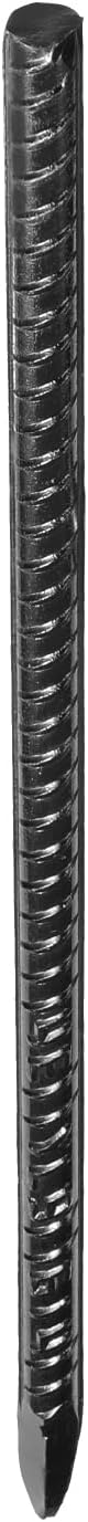 VEVOR Rebar Stakes, 16-Inch, Heavy-Duty 0.45 in Diameter, Straight Galvanized Steel Ground Anchors with Chisel Point End & Rust-Resistant Coating, for Gardening Support, Fence, Camping Tents (16-Pack)