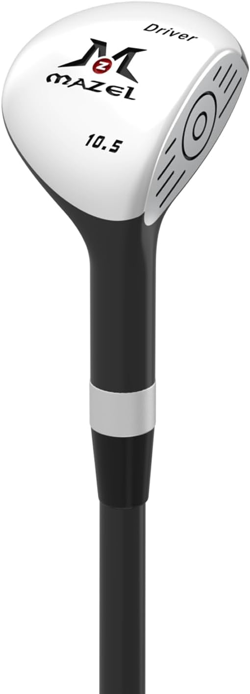MAZEL Mini Driver/Iron Golf Clubs Swing Trainer Aid to Improve Your Hitting Accuracy & Speed