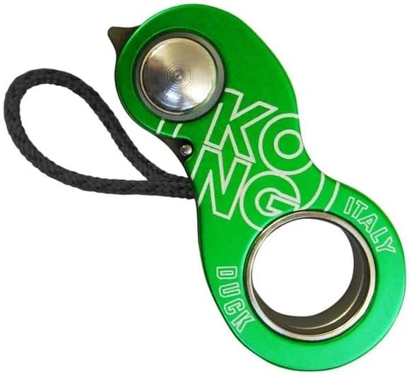 Duck Ultra-Compact Emergency Rope Clamp, Lightweight Aluminum Alloy Ascender & Rope Clamp for 8-13mm Ropes, Self-Rescue, Lanyards & Recovery, Made in Italy