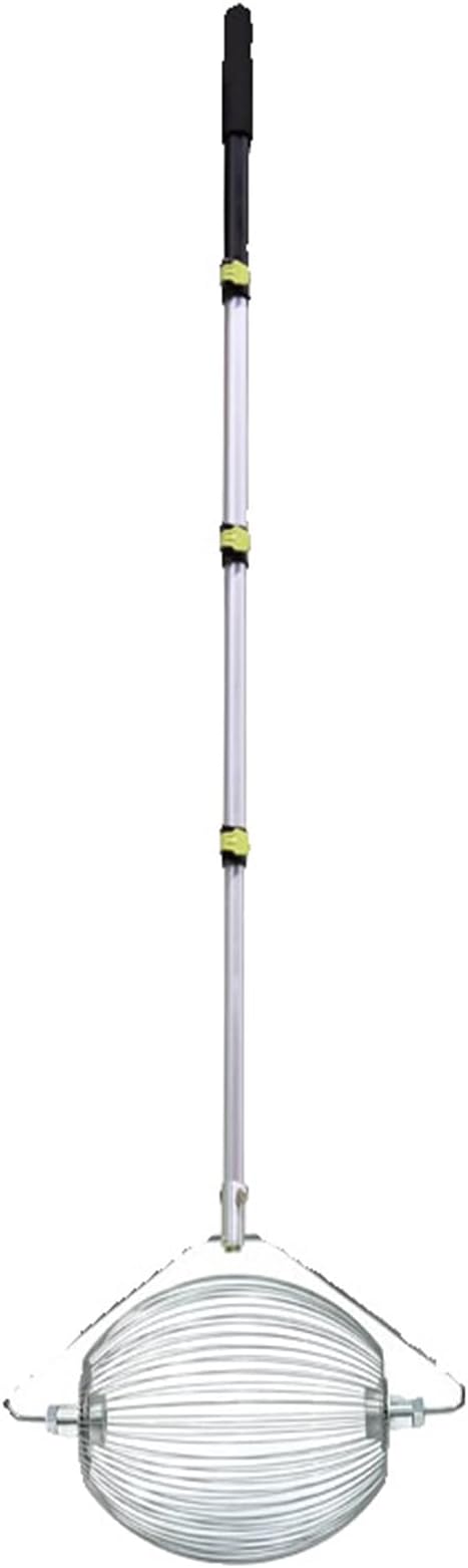 ODISON Tennis Ball Picker, 35+ Balls Capacity Ball Collector with Adjustable Handle, Lightweight Ball Retriever for Tennis, Padel, Baseball, Suitable for All Courts and Ages