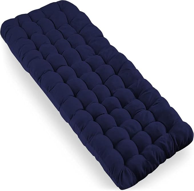 Zone Tech Camping Cot Mattress Pad Premium Quality Outdoor Comfortable Thicker Cotton Sleeping Cot Lightweight Waterproof Bottom Pad Mattress for Adult, Kid