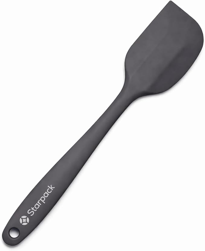 Starpack 'Scrape & Stir' Silicone Spatula (11 Inch) - Heat Resistant Spatula Set 600°F - Food Grade Kitchen Spatulas - Nonstick Baking and Cooking Spatula - LFGB Grade Rubber Spatula Set