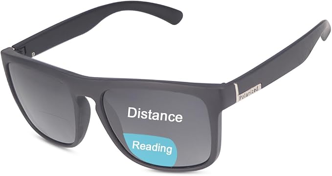 YIMI Polarized Bifocal Reading Glasses UV Protection Outdoor Sun Readers Computer Anti Blue Light Glare Glasses for Men Women