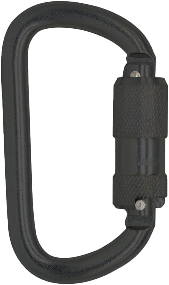 Heavy Duty Auto Locking Carabiner 30KN(6500LBS) UIAA Certified Climbing Carabiners Clips for Rock Climbing, Camping, Rappelling, Hunting, Rescue Equipment