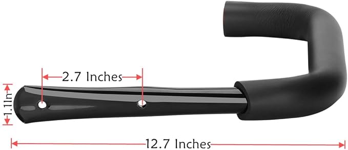 12.7 Inch Heavy Duty Large Tool Hanger, 4 Pack Wall Mounted Garage Storage Hooks, Indoor Outdoor Organizer Rack Load Capacity 50lbs