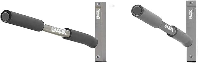 SPAREHAND Glacik G-61L Wall Mount Storage Rack for 1 SUP Paddlesports - Skateboard Wall Mount and Surfboard Rack for Garage Organization - Indoor and Outdoor Wall Hanger Rack
