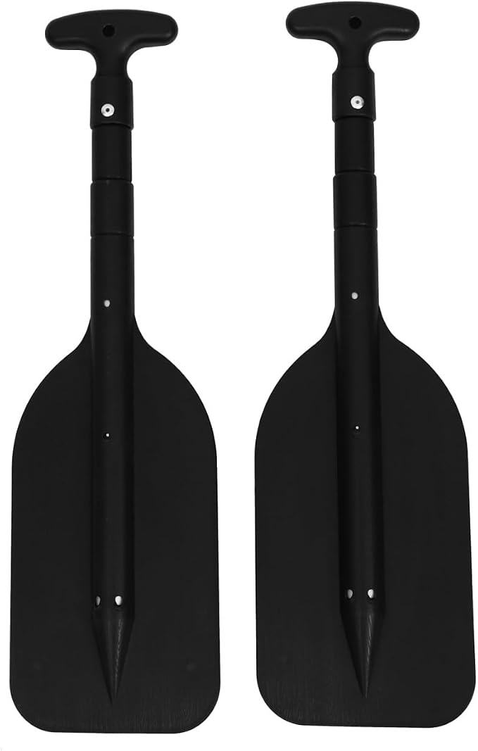 BESPORTBLE Telescopic Kayak Paddle: 2 Pack 22-41inch Aluminum Alloy Boat Oars Collapsible Paddle for Boat Kayaking Rafting Canoe Outdoor Kayak Water Sports