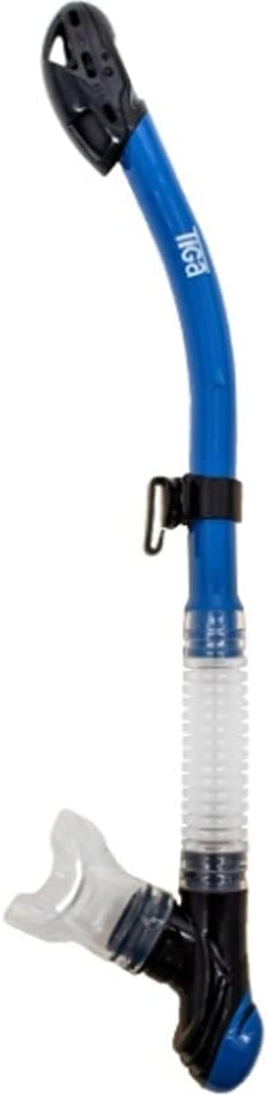 SHERWOOD SCUBA Super Dry Snorkel with Splash Guard and Sealing Valve: Tiga Snorkel