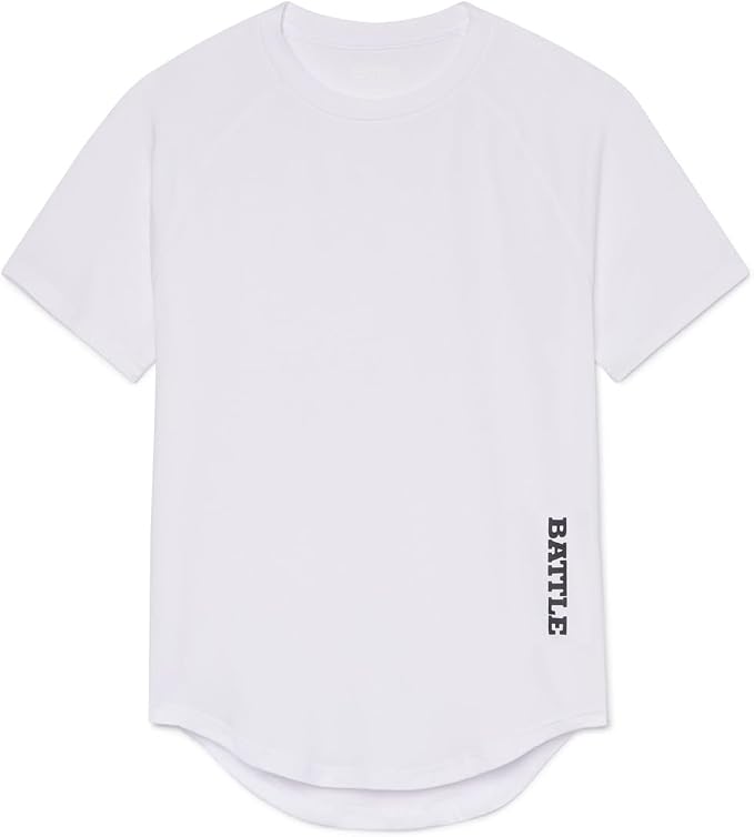 Battle Sports Speed Workout Short Sleeve Shirt, Athletic Training Bodybuilding Shirts Gym T-Shirt