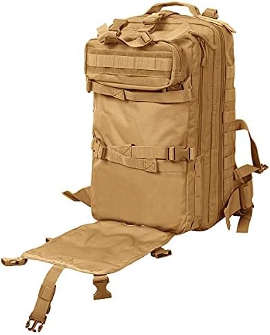 Seibertron Waterproof Large Capacity Molle Motorcycle Helmet Holder/Cycling Helmet Storage/Hiking Helmetcatch Bag/Backpack Also Fit Basketball Football Soccer Backpack Khaki