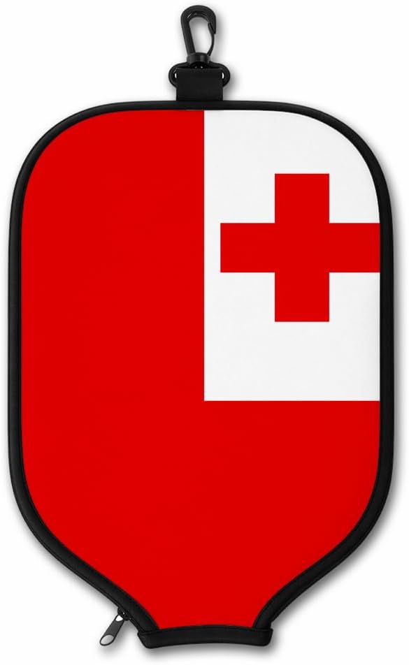 ExpressItBest Pickleball Paddle Cover, Neoprene Paddle Protector with Zipper and Snap Hook, Fits Most Standard Pickleball Paddles