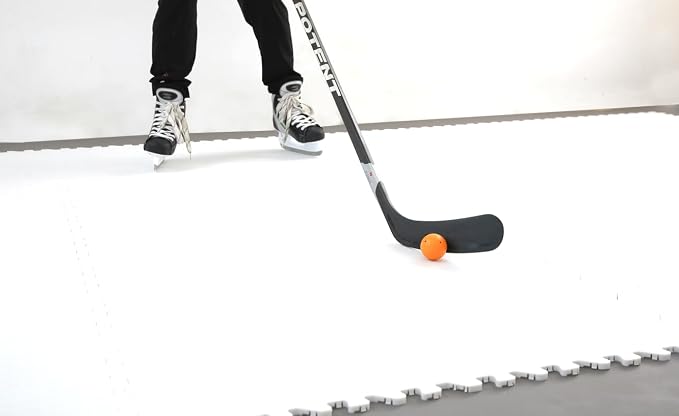 Potent Skateable Synthetic Ice Hockey Tiles (10 pcs per Box, 21.6 SQFT)