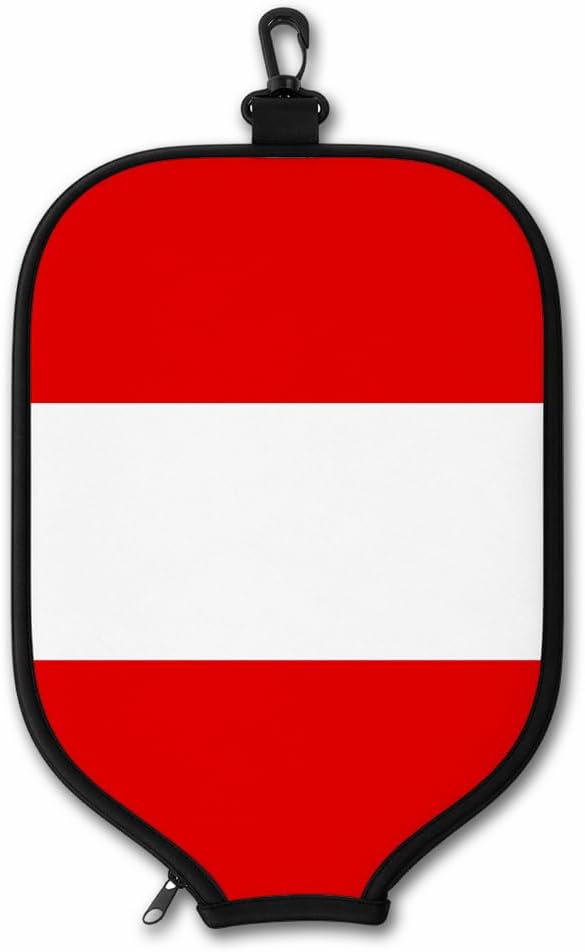 ExpressItBest Pickleball Paddle Cover, Neoprene Paddle Protector with Zipper and Snap Hook, Fits Most Standard Pickleball Paddles