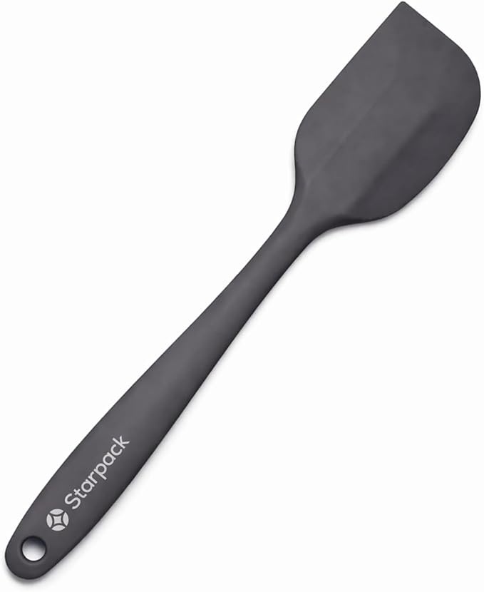 Starpack 'Scrape & Stir' Silicone Spatula (8.5 Inches) - Heat Resistant Spatula Set 600°F - Food Grade Kitchen Spatulas - Nonstick Baking and Cooking Spatula - LFGB Grade Rubber Spatula Set